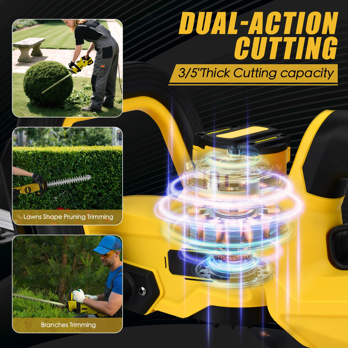 Avitomo brushless motor reaches 1600 RPM for efficient pruning