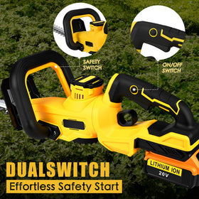 Avitomo lightweight hedge trimmer reduces arm fatigue during jobs