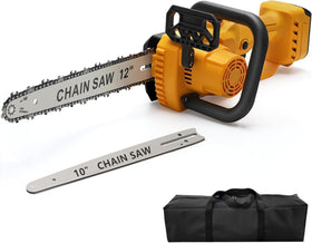 Avitomo Milwaukee 18V cordless chainsaw with 12-inch bar for quick, clean limb cuts.