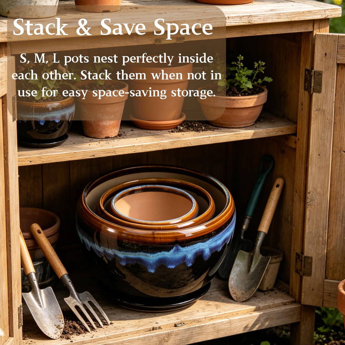 AVLA size medium pot ideal for herbs