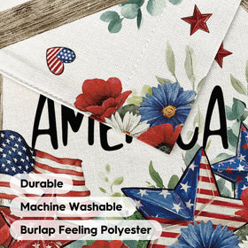 AVOIN colorlife 4th of july flag 12x18 perfect for porch or garden
