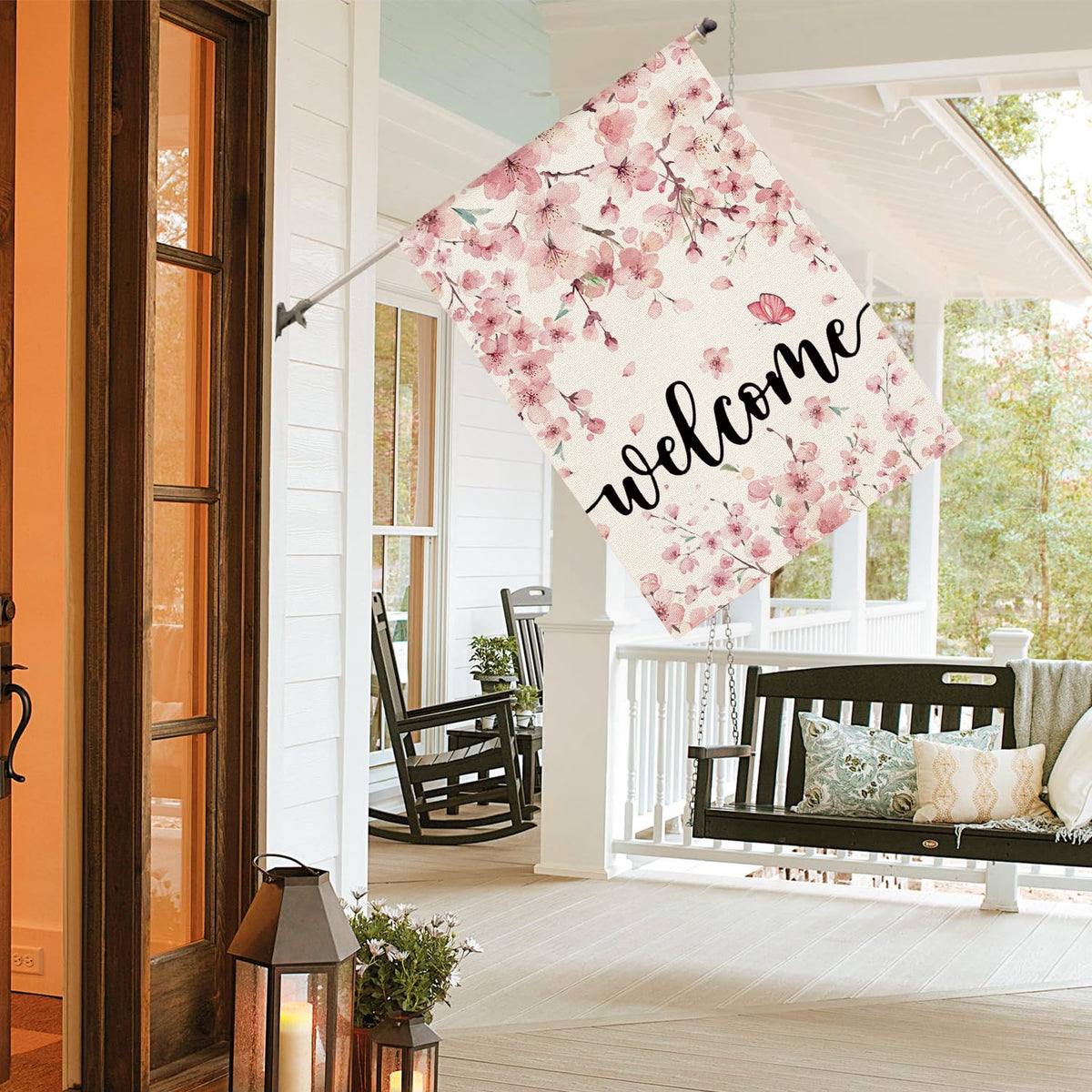 AVOIN colorlife double-sided flag designed for clear visibility from both sides
