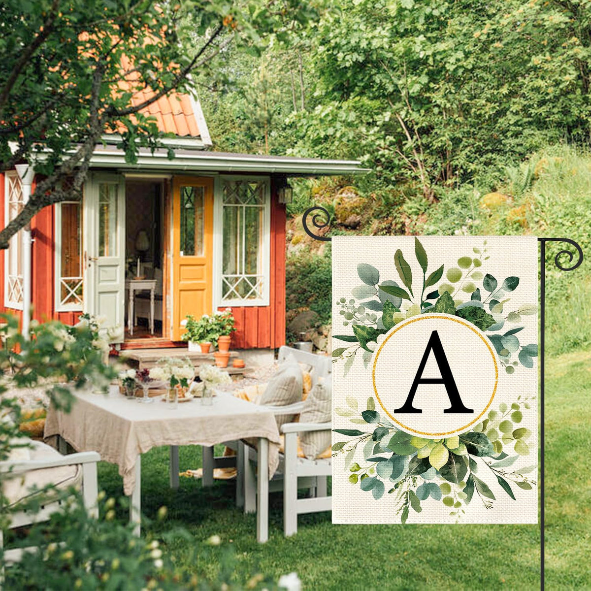 AVOIN colorlife double-sided flag for versatile yard display.