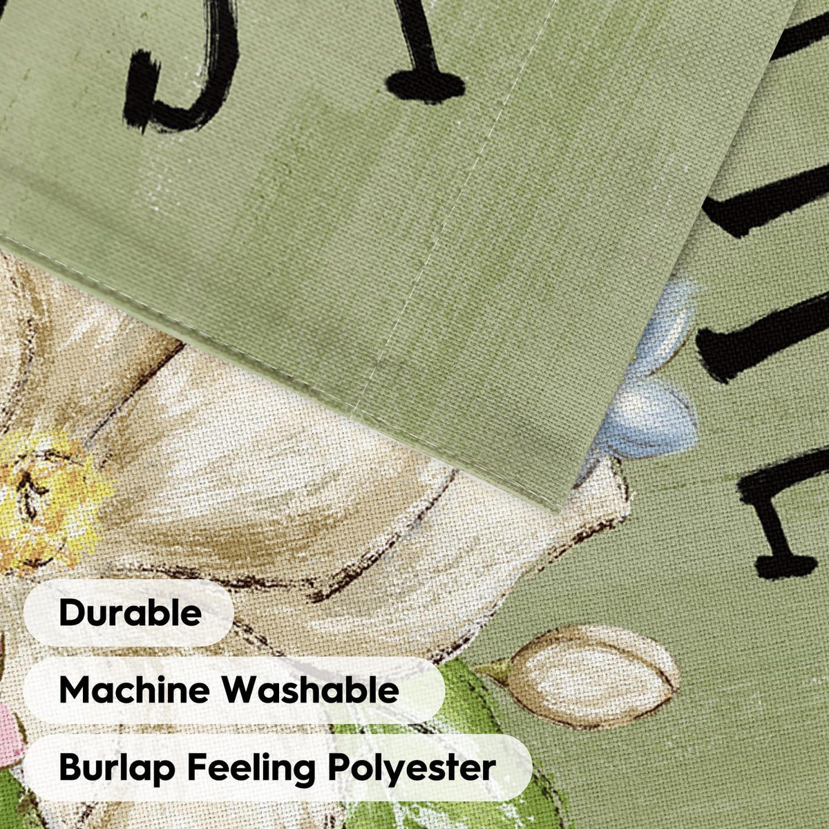 AVOIN colorlife Magnolia Spring flag, machine washable for easy care.
