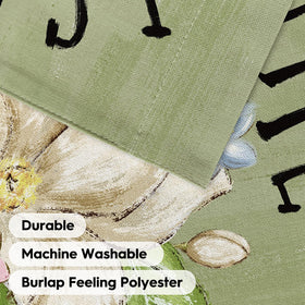 AVOIN colorlife Magnolia Spring flag, machine washable for easy care.