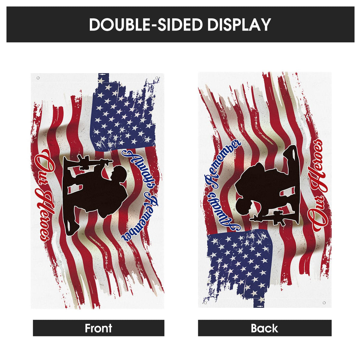 AVOIN colorlife fade-resistant flag with vibrant colors outdoors