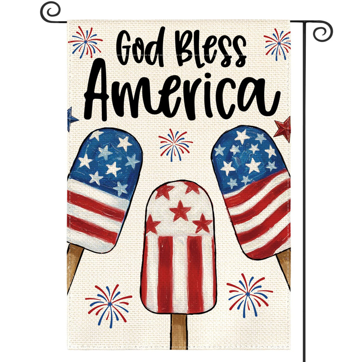AVOIN colorlife Stars and Stripes flag—durable outdoor decor for patriotic yard display.