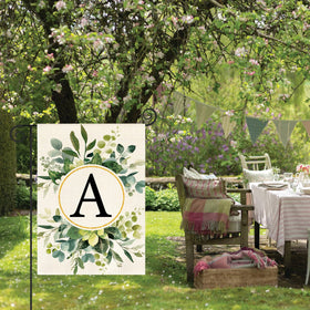 AVOIN colorlife floral garden pattern flag visible from both sides.