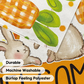 AVOIN colorlife machine-washable Easter flag cleans easily after seasonal use.