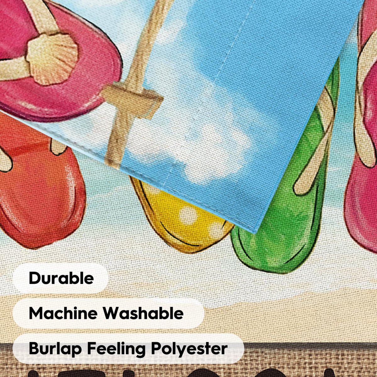 AVOIN colorlife Outdoor flag, machine washable for easy care