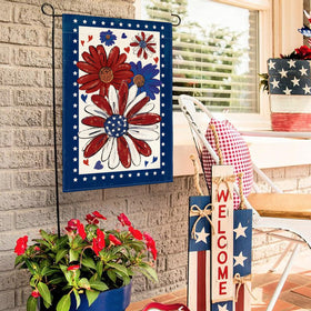 AVOIN colorlife outdoor flag with sleeve hanger for easy installation on standard stands.