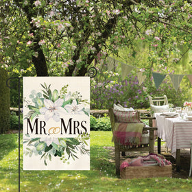 AVOIN colorlife outdoor flag for weddings, durable weather-resistant material