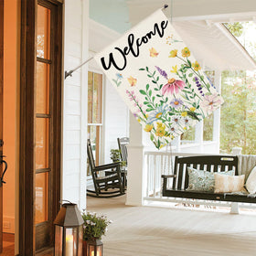AVOIN colorlife seasonal flowers design enhances curb appeal on porch, deck, or garden.