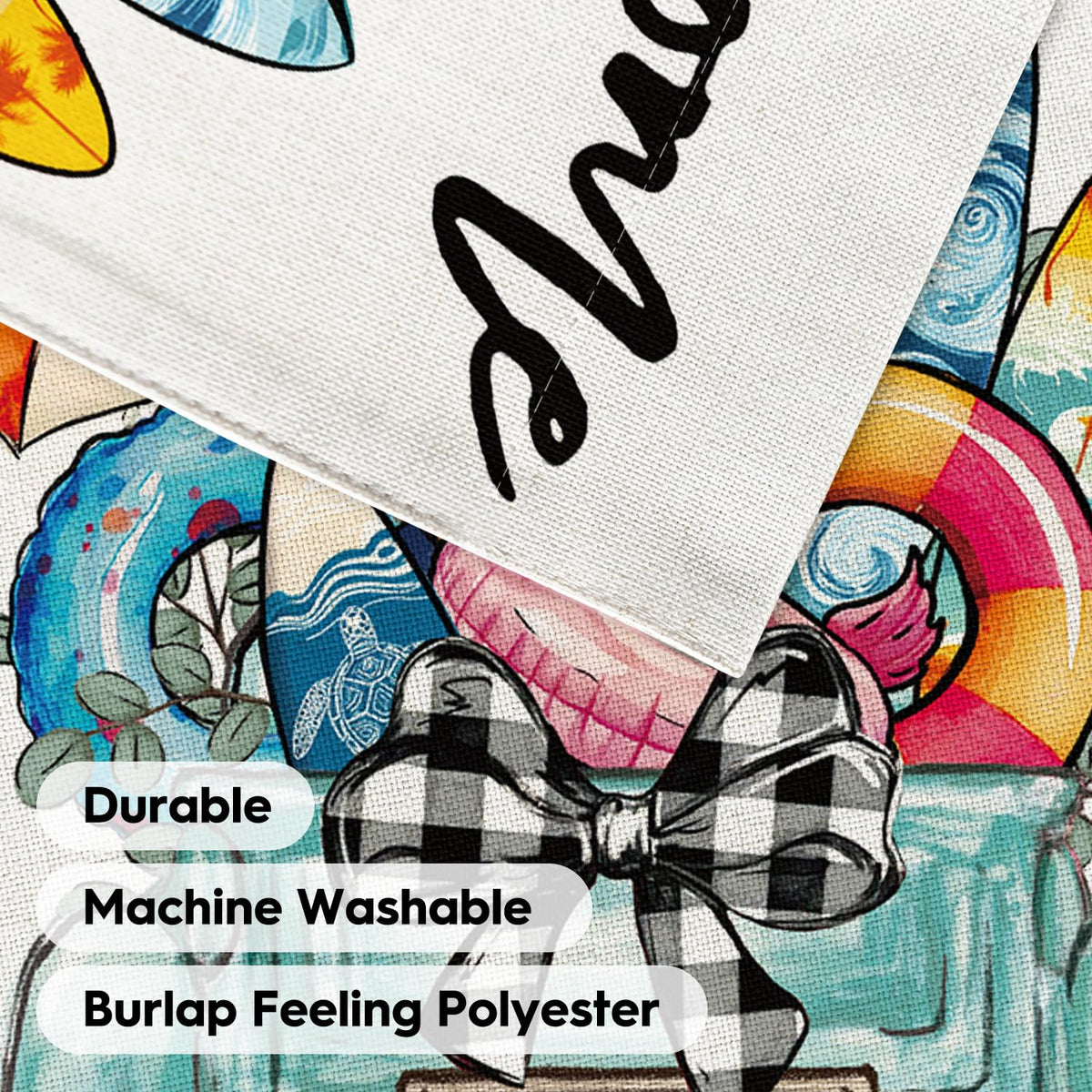 AVOIN colorlife Easy-care flag machine washable for seasonal reuse.