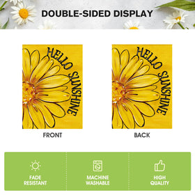 AVOIN colorlife sleeve-top design ready for standard flagpole attachment.