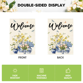 AVOIN colorlife 12x18 flag dimensions ready for porch or garden display