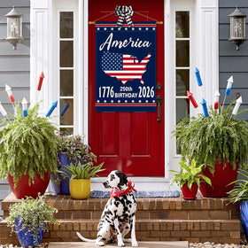 AVOIN colorlife patriotic flag for 250th anniversary, outdoor yard decor.