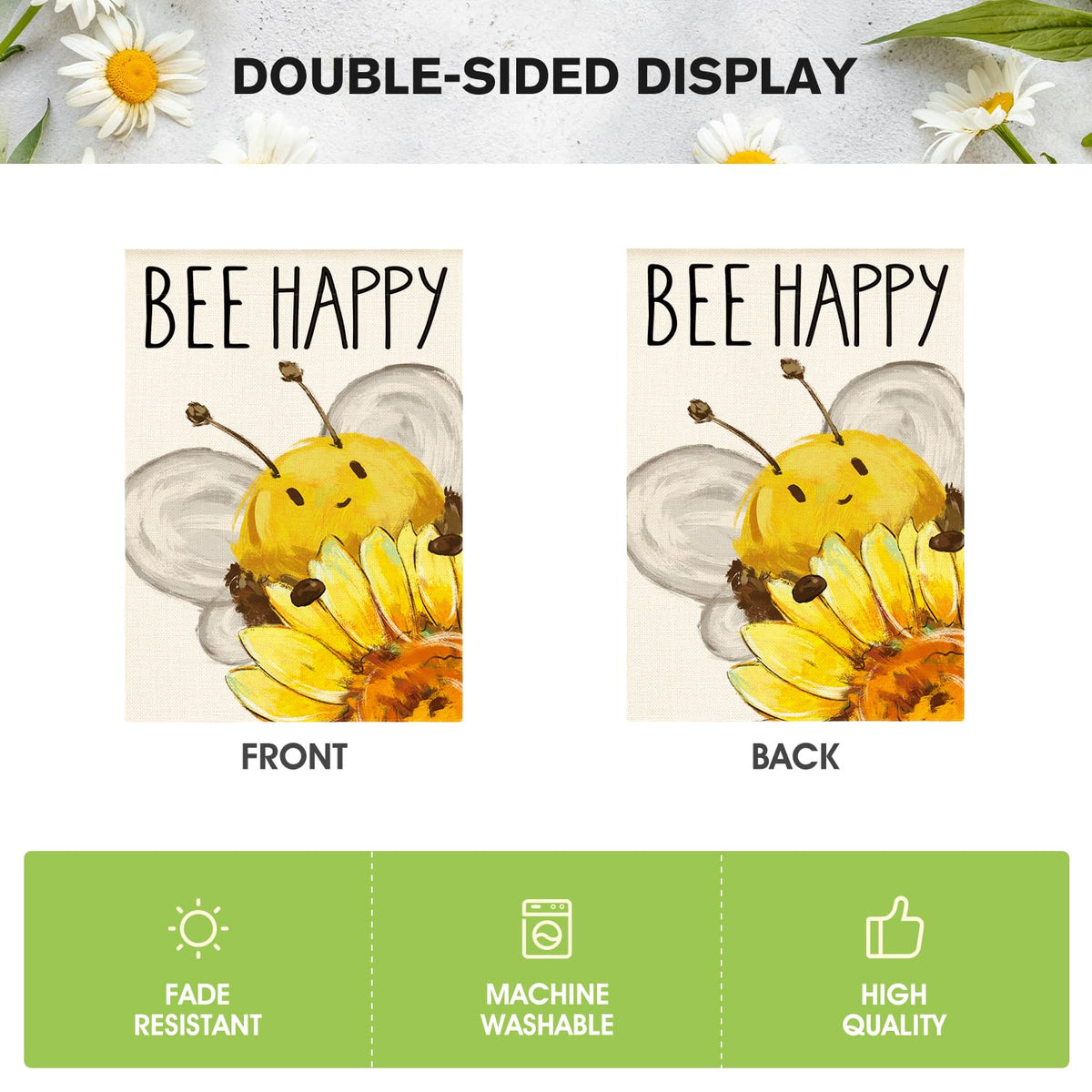 Machine washable design for easy cleaning after seasonal use.