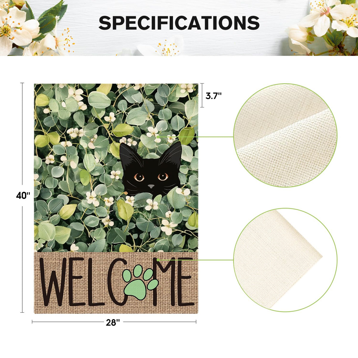 AVOIN colorlife weather-resistant polyester flag withstands outdoor use.