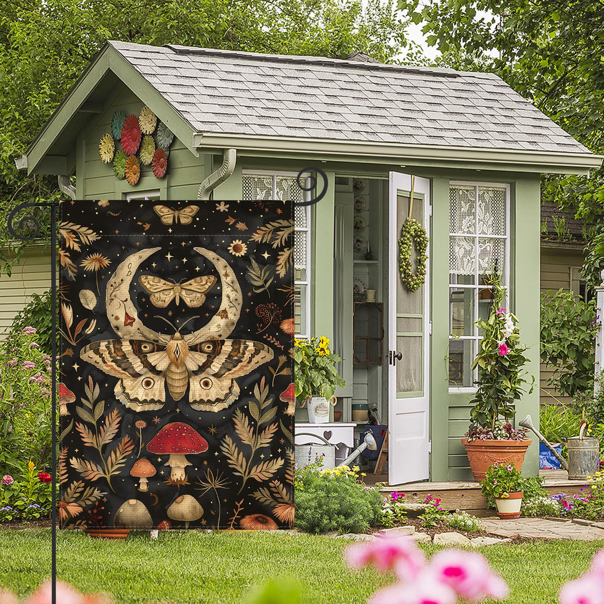 AVOIN colorlife weather-resistant spun polyester fabric detail for outdoor durability