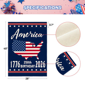 AVOIN colorlife durable spun polyester flag resists weather for seasons.