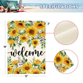 AVOIN colorlife Double-sided flag, image readable from both sides.