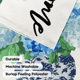 AVOIN colorlife yard flag on a patio display adds welcoming ambiance.
