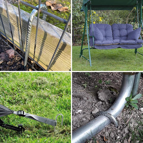 AVOIN 3-inch non-slip hook ensures deep, secure pegging in windy conditions.