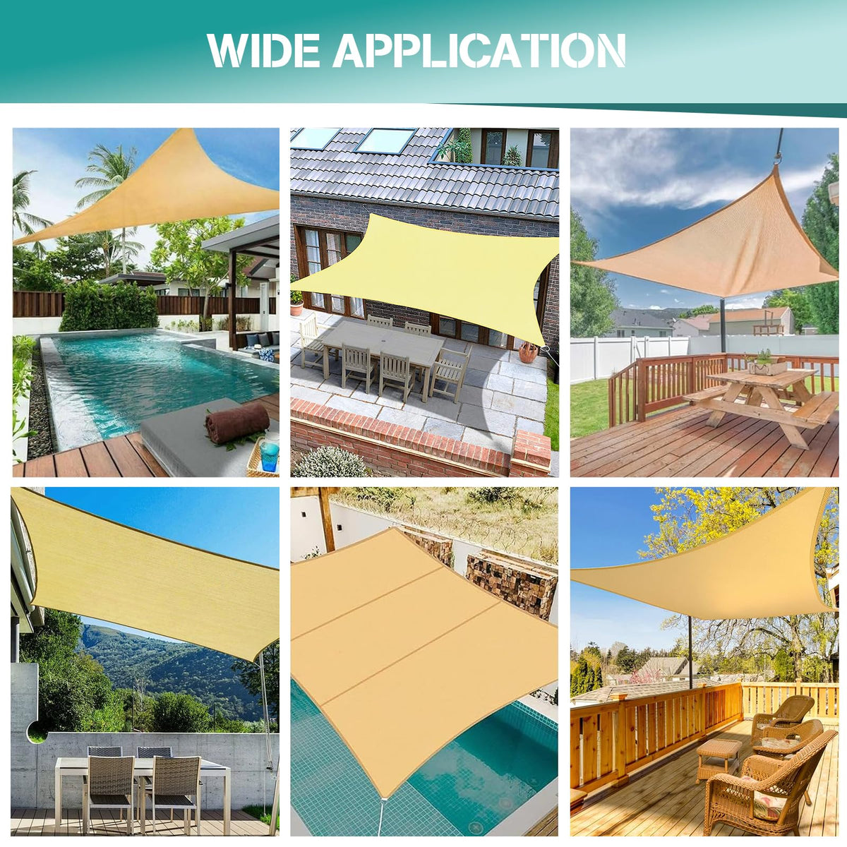 Avolend wire rope 6.6 ft ready for high-tension shade support.