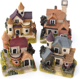 Avtytsda resin miniature house ornament for terrariums enhances decor