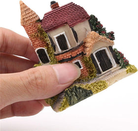 Avtytsda mini resin house ornament perfect for fairy garden setups