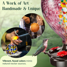 Awa Nest rust-proof base on hummingbird feeder for all weather