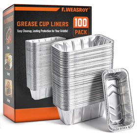 AWEASROY grease cup liner for Blackstone fit 17–36 inch keeps grease contained and griddle clean