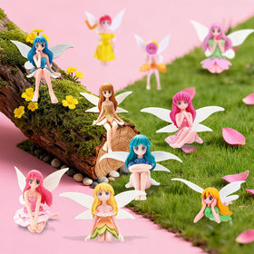 AWEELON fade-proof fairy figurines suitable for outdoor garden scenes.