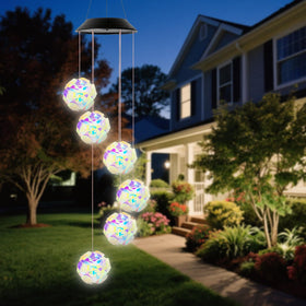 AWENDIETOU waterproof outdoor lighting withstands rain and sun