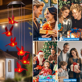 AWENDIETOU weatherproof wind chime with anti rust finish