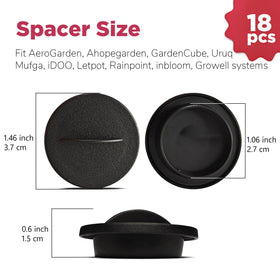 Close-up of Awesome Plant spacer cap highlighting durable plastic texture.