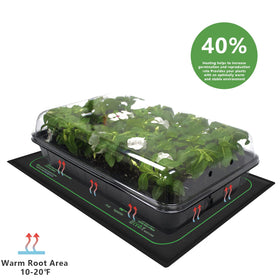 AWLYLNLL plant heater compact design highlights space-saving warmth for rooted cuttings.
