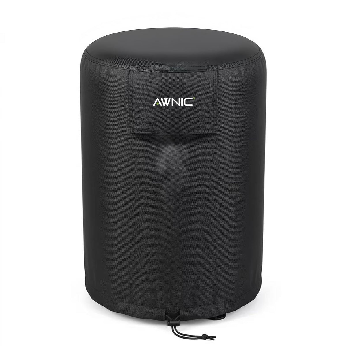 AWNIC fire pit cover for Ninja Fireside 360 showing waterproof fabric