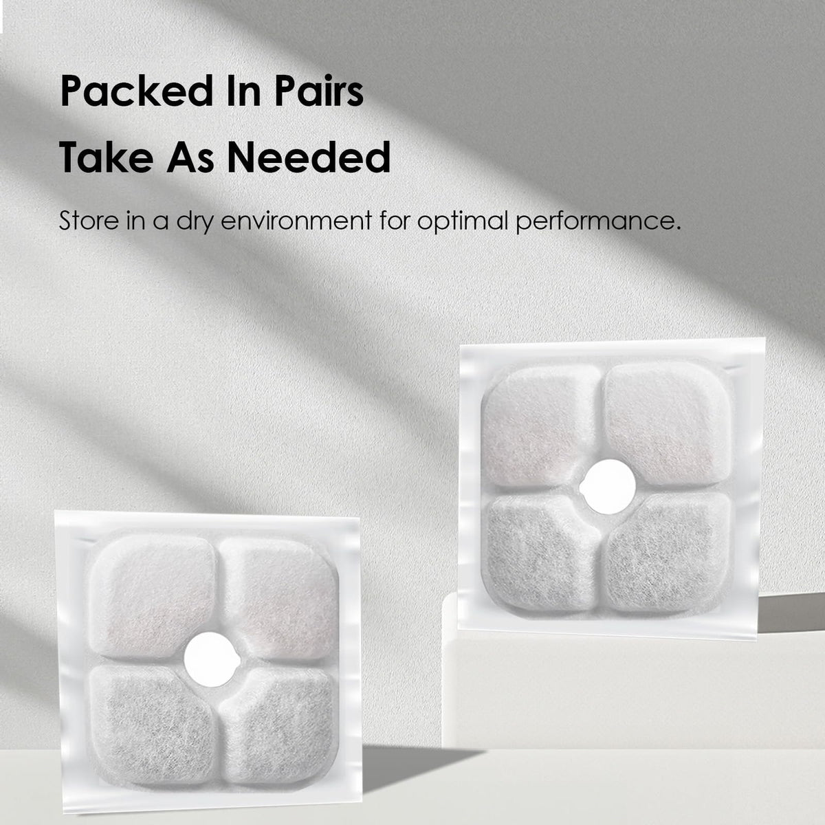 AWoHH 24 filter packaging displays comprehensive care for your cat fountain