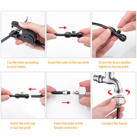 Awpeye faucet adapters 3/4 inch for universal faucet compatibility