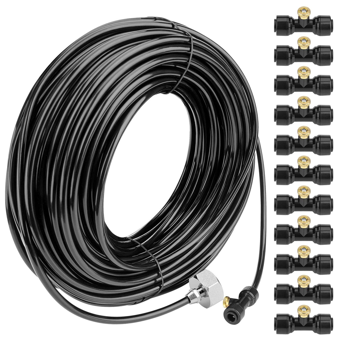 Awpeye misting line 30m for outdoor cooling and patio comfort