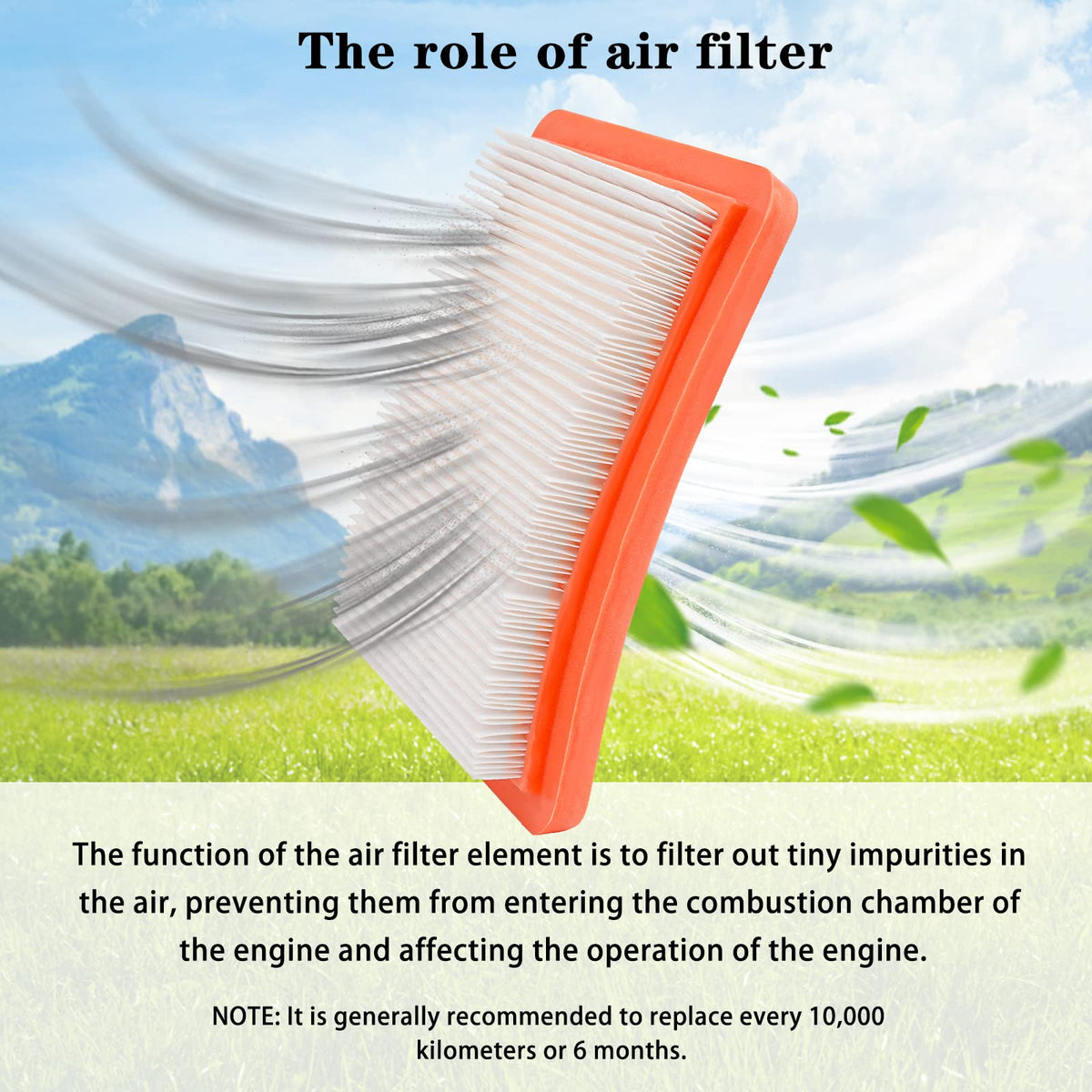 AWSZH air filter for Honda GC160 engines, pack of 2 ensures clean air intake