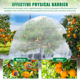 Axcoix large 10x50 ft roll simplifies customizing garden protection.