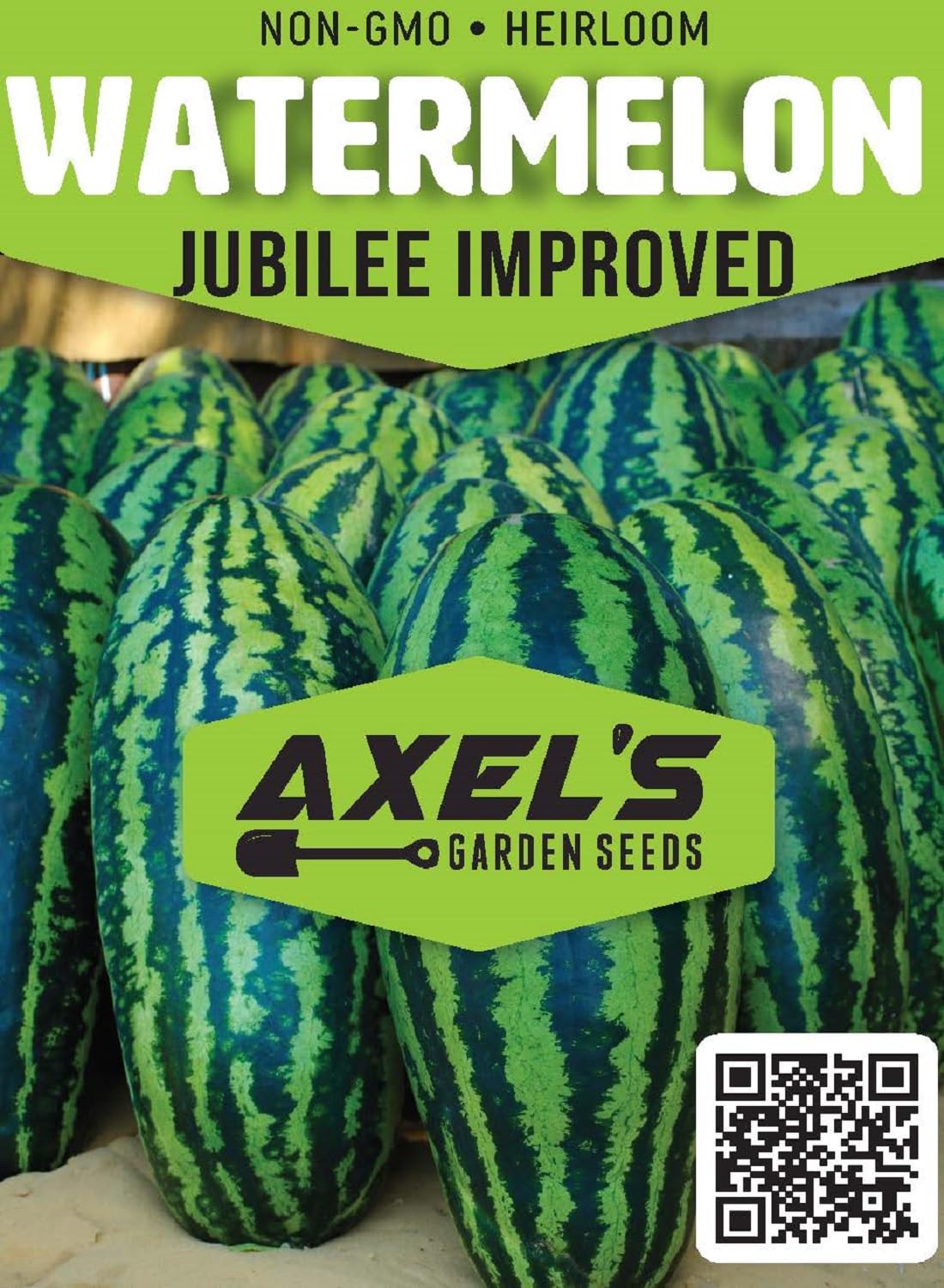 Axel's Garden Seeds Jubilee watermelon seeds germinate in 7-14 days