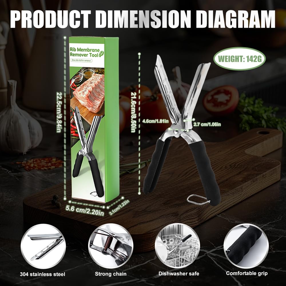 Axewqn rib membrane tool features easy-clean design for quick maintenance.