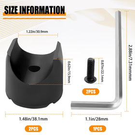 Packaging image showing Axfvd feet kit ready for installation.