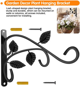 Axgo heavy-duty iron construction supports up to 60 lbs securely