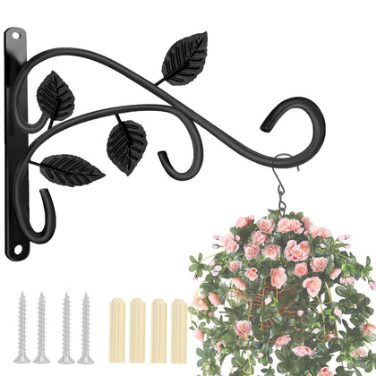 Axgo wall mount plant hook showcases sturdy design for indoor and outdoor plant displays