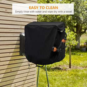 AXGSRV 420D hose reel cover see-through window enables quick checks.